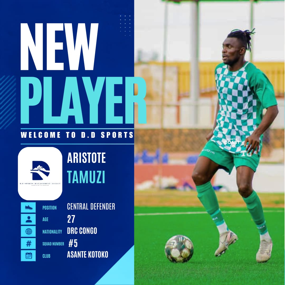 Welcome Aristote Tamuzi to the D.D Sports Management Family!